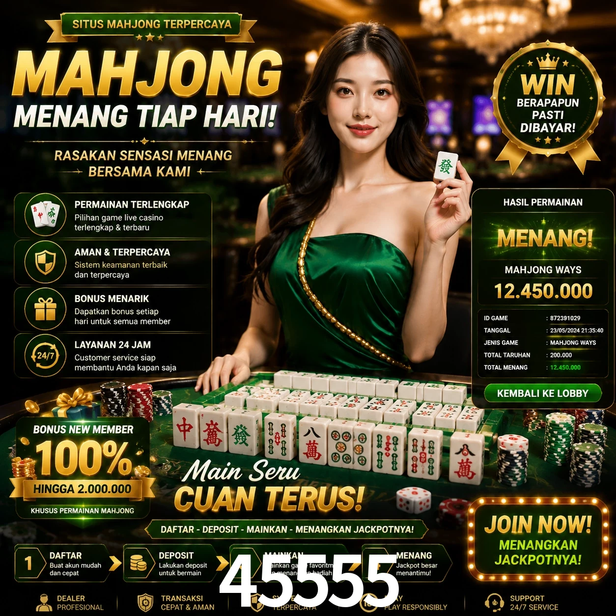Cashback VIP 45555 - reembolso semanal